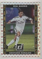 Cristiano Ronaldo [Red Soccer Ball] Soccer Cards 2015 Panini Donruss Fantastic Finishers Prices