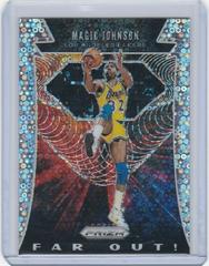 Magic Johnson [Fast Break] #8 Basketball Cards 2019 Panini Prizm Far Out Prices