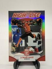 Ja'Marr Chase #HL-5 Football Cards 2023 Panini Donruss Elite High Life Prices