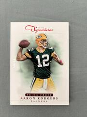 Aaron Rodgers [Prime Proof Green] #5 Football Cards 2012 Panini Prime Signatures Prices