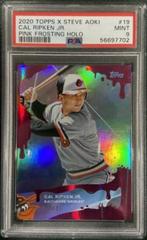 Cal Ripken Jr. [Pink Frosting Holographic Foilboard] #19 Baseball Cards 2020 Topps X Steve Aoki Prices