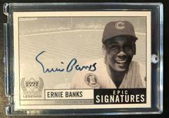 Ernie Banks #EB Baseball Cards 1999 Upper Deck Century Legends Epic Signatures Prices
