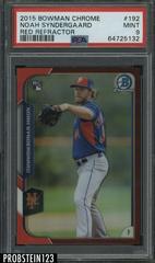 Noah Syndergaard [Red Refractor] #192 Baseball Cards 2015 Bowman Chrome Prices