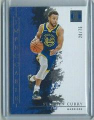 Stephen Curry [Silver] Basketball Cards 2019 Panini Impeccable Prices