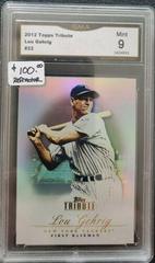 Lou Gehrig Baseball Cards 2012 Topps Tribute Prices