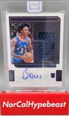 Bones Hyland [Purple] Basketball Cards 2021 Panini One and One Rookie Jersey Autographs Prices