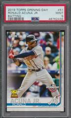 Ronald Acuna [Batting] #51 Baseball Cards 2019 Topps Opening Day Prices