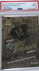Roger Staubach Football Cards 2018 Panini Luminance Vintage Performers Prices