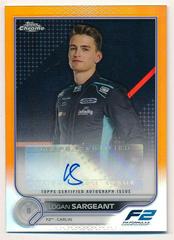 Logan Sargeant [Orange] #CAC-LS2 Racing Cards 2022 Topps Chrome Formula 1 Autographs Prices