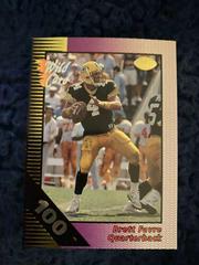 Brett Favre [100 Stripe Gold] Football Cards 1992 Wild Card Field Force Prices