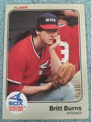 Britt Burns Baseball Cards 1983 Fleer Prices