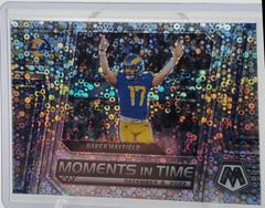 Baker Mayfield [No Huddle Silver] #MT-10 Football Cards 2023 Panini Mosaic Moments in Time Prices