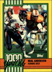 Neal Anderson Football Cards 1990 Topps 1000 Yard Club Prices