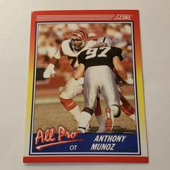 Anthony Munoz #587 Football Cards 1990 Panini Score Prices