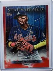 Ronald Acuna Jr. [Red] Baseball Cards 2022 Topps Stars of MLB Chrome Prices