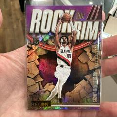 Scoot Henderson [Purple] #20 Basketball Cards 2023 Panini Recon Rock the Rim Prices