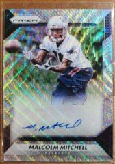 Malcolm Mitchell [Blue Wave] #RA-MML Football Cards 2016 Panini Prizm Rookie Autograph Prices