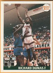 Richard Dumas #30 Basketball Cards 1991 Front Row Prices