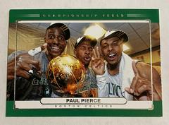 Paul Pierce #10 Basketball Cards 2022 Panini Photogenic Championship Feels Prices