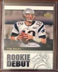 Tom Brady [Gold] Football Cards 2005 Upper Deck Rookie Debut Prices