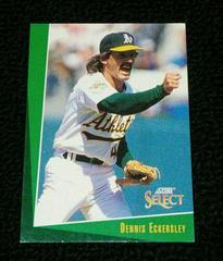 Dennis Eckersley #38 Baseball Cards 1993 Score Select Prices