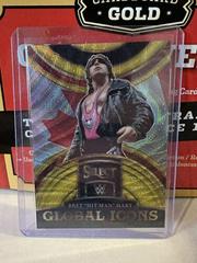 Bret 'Hit Man' Hart [Gold Wave] #30 Wrestling Cards 2023 Panini Select WWE Global Icons Prices