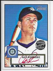 Alex Rodriguez [Red Ink] #THAAR Baseball Cards 2001 Topps Heritage Autographs Prices