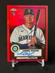 Jarred Kelenic [Red] #PA-JKL Baseball Cards 2021 Topps Chrome Platinum Anniversary Autographs Prices