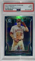 Mike Trout [Bubbles Refractor] #31 Baseball Cards 2014 Bowman Chrome Prices