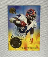 Thurman Thomas [Jumbo] Football Cards 1994 Ultra Achievement Prices