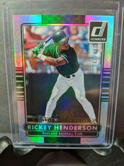 Rickey Henderson [Career Stat Line] Baseball Cards 2015 Donruss Prices