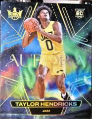Taylor Hendricks #10 Basketball Cards 2023 Panini Court Kings Aurora Prices