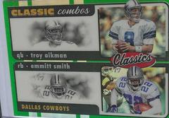 Emmitt Smith, Troy Aikman [Green] Football Cards 2022 Panini Classics Combos Prices