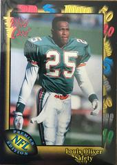 Louis Oliver #98 Football Cards 1991 Wild Card Prices