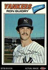 Ron Guidry Baseball Cards 1977 Burger King Yankees Prices
