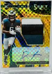 DeVonta Smith [Gold] #RS-DVS Football Cards 2021 Panini Select Rookie Signatures Prices
