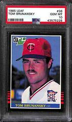 Tom Brunansky #36 Baseball Cards 1985 Leaf Prices