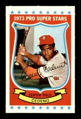 Cesar Cedeno #13 Baseball Cards 1973 Kellogg's Prices
