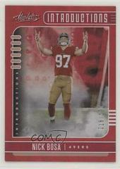 Nick Bosa [Spectrum Red] #16 Football Cards 2019 Panini Absolute Introductions Prices