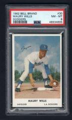 Maury Wills Baseball Cards 1962 Bell Brand Dodgers Prices