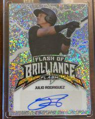 Julio Rodriguez #FB-JR1 Baseball Cards 2020 Leaf Flash of Brilliance Autographs Prices