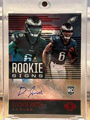 DeVonta Smith [Red] #RS-DS Football Cards 2021 Panini Illusions Rookie Signs Autographs Prices