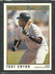Tony Gwynn Baseball Cards 1992 O Pee Chee Premier Prices