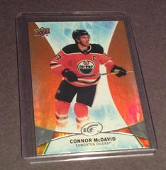 Connor McDavid [Orange] #65 Hockey Cards 2021 Upper Deck Ice 2020-21 Update Prices