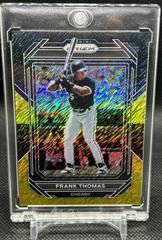 Frank Thomas [Black Gold Shimmer] #177 Baseball Cards 2023 Panini Prizm Prices