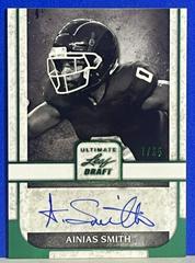 Ainias Smith [Emerald Spectrum] #PA-AS3 Football Cards 2022 Leaf Ultimate Draft Portrait Autographs Prices