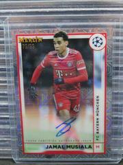 Jamal Musiala [Mojo] Soccer Cards 2022 Topps Merlin Chrome UEFA Club Competitions Autographs Prices