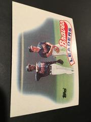 Braves Leaders [Andres Thomas] Baseball Cards 1989 Topps Prices