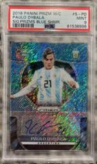Paulo Dybala [Blue Shimmer] Soccer Cards 2018 Panini Prizm World Cup Signatures Prices
