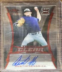 Austin Hendrick [Red] Baseball Cards 2020 Leaf Trinity Clear Autographs Prices